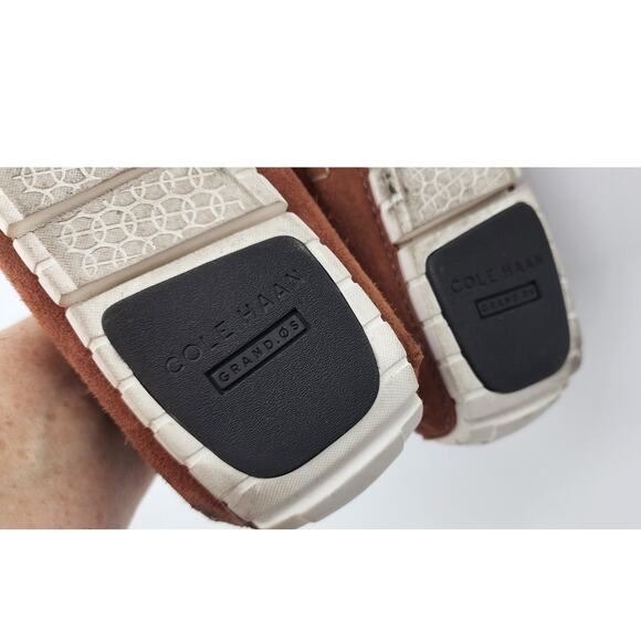 Cole Haan Zerogrand Men's 11 Loafers Shoes Camp Driving Moc Toe Brown Suede - Picture 7 of 8